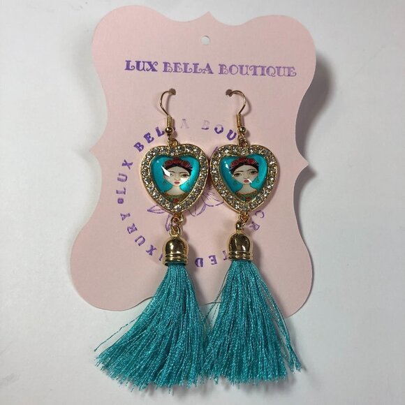 𝅺FRIDA Tassel Earrings - Picture 2 of 3